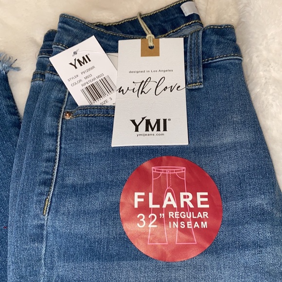 NWT-YMI- flare jeans - Picture 2 of 3